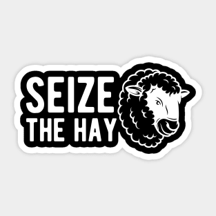 Sheep - Seize the Hay Sticker